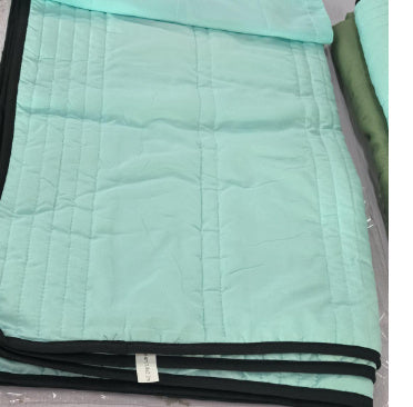 Seersucker Cotton Cooling Quilt For Summer Use With Edges