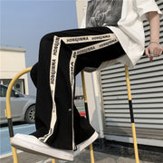 Men’s High Street Straight Loose Trousers – Floor-Sweeping Casual Pants