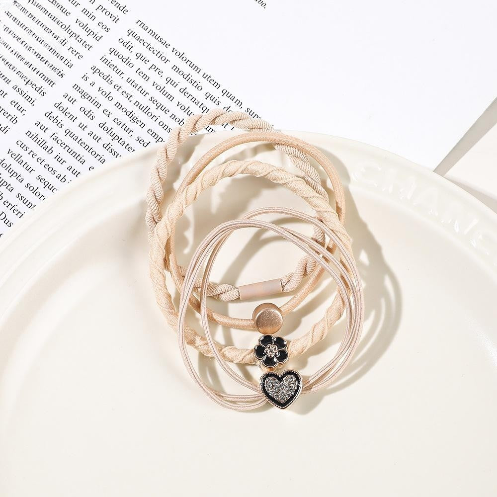 Basic High Elastic Rubber Band All-match Hair Headband Hair Rope Hair Accessories Headdress