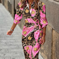 Dark pink chain