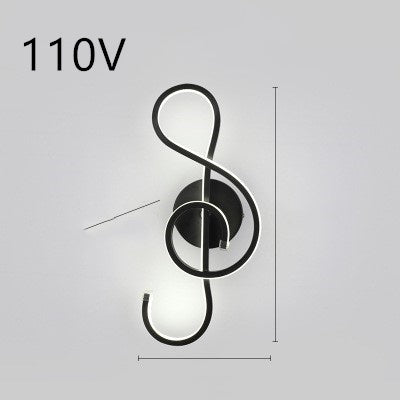 Silicone Shade LED Bedside Wall Lamp Button Switch