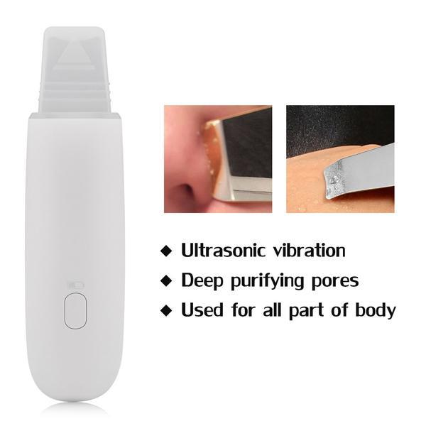 Ultrasonic Skin Scrubber Facial Cleaner for Deep Cleansing and Exfoliation