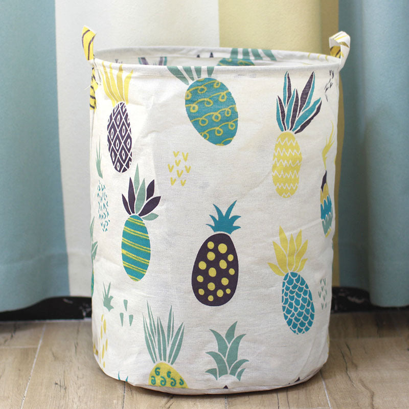 Fabric Dirty Clothes Basket Folding Storage