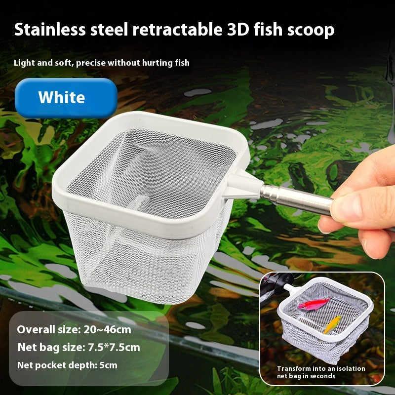 Stainless Steel Retractable Stereo Fish-catching Net Fishnet