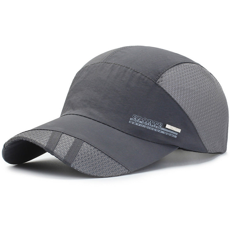 Bask in a baseball net cap