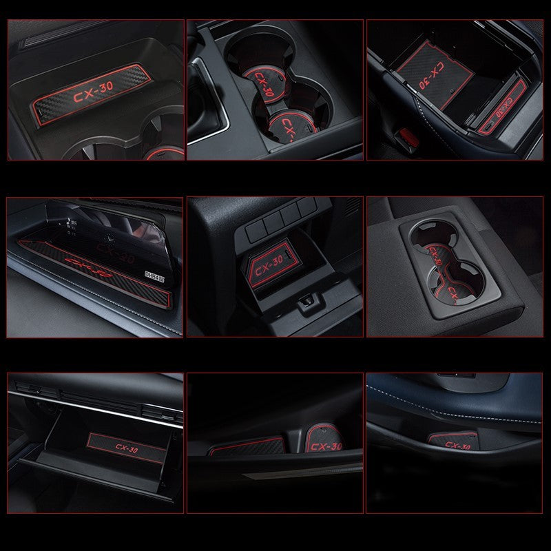 Anti-slip water coaster interior storage mat