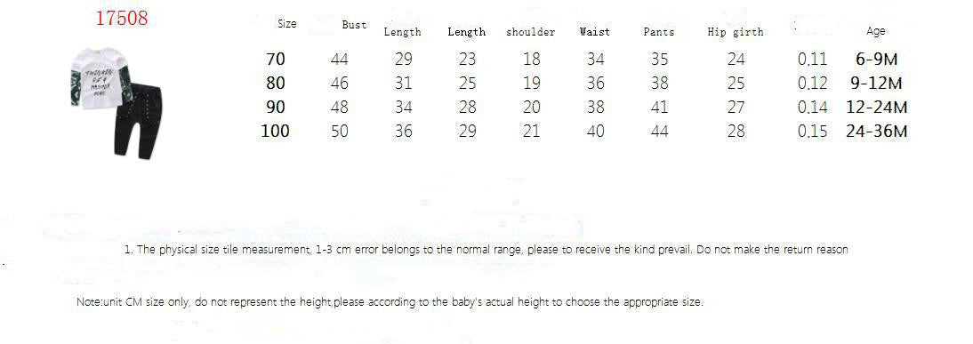 Samgami Baby Cross-border Children's Clothing Spring And Autumn Boys' Suit Trendy Child Fashion Print Top Trousers 2-piece Set