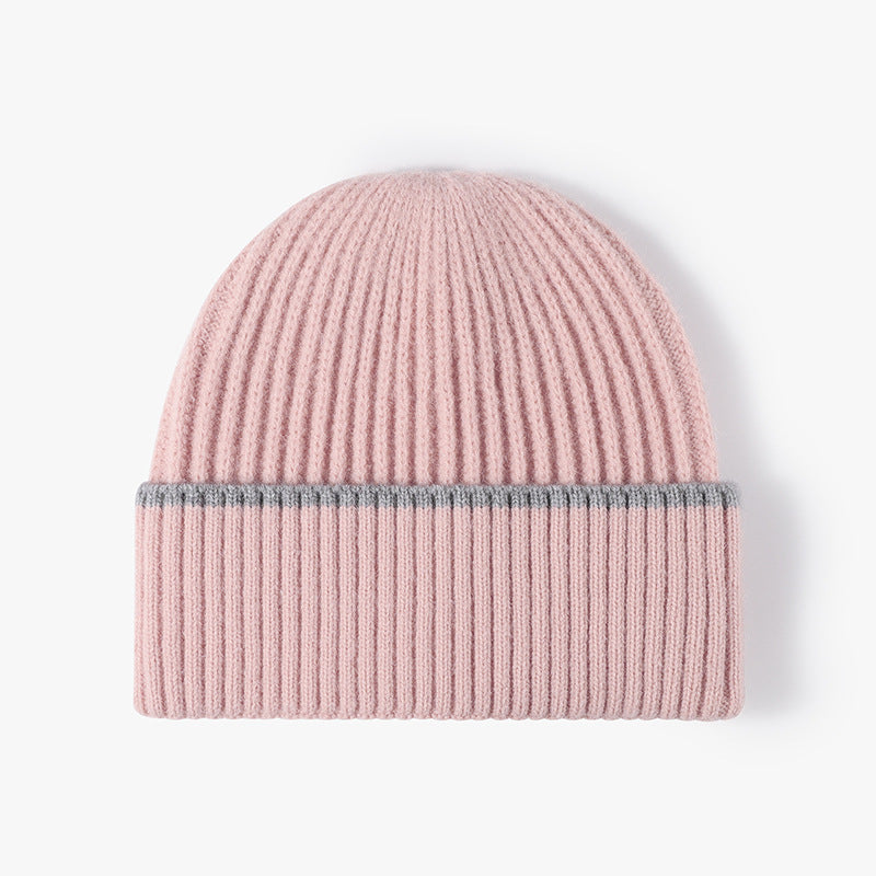 All-Match Simple Warm Thickened Knitted Hat – Cozy Winter Headwear