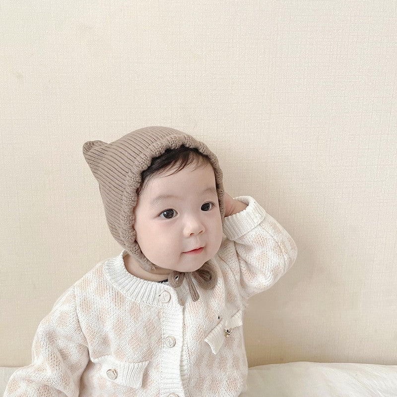 Knitted Ear Protection For Autumn Baby