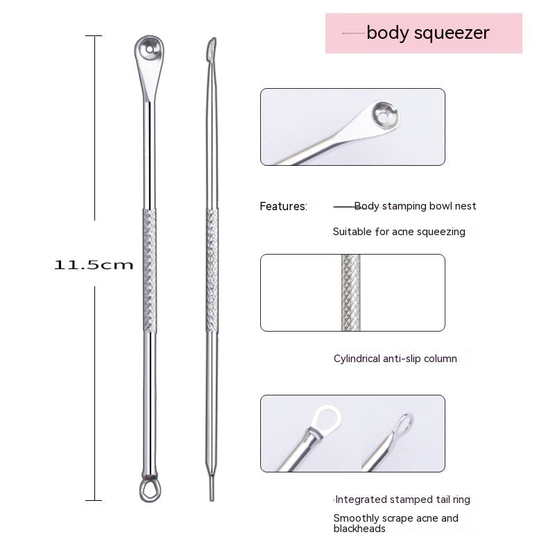 Stainless Steel Acne Needle Kit – Blackhead & Pimple Extractor Beauty Tools