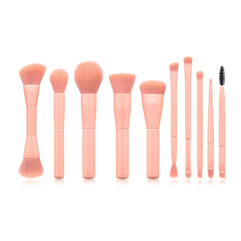 10-Piece Makeup Brush Set – Essential Beauty Tool Collection