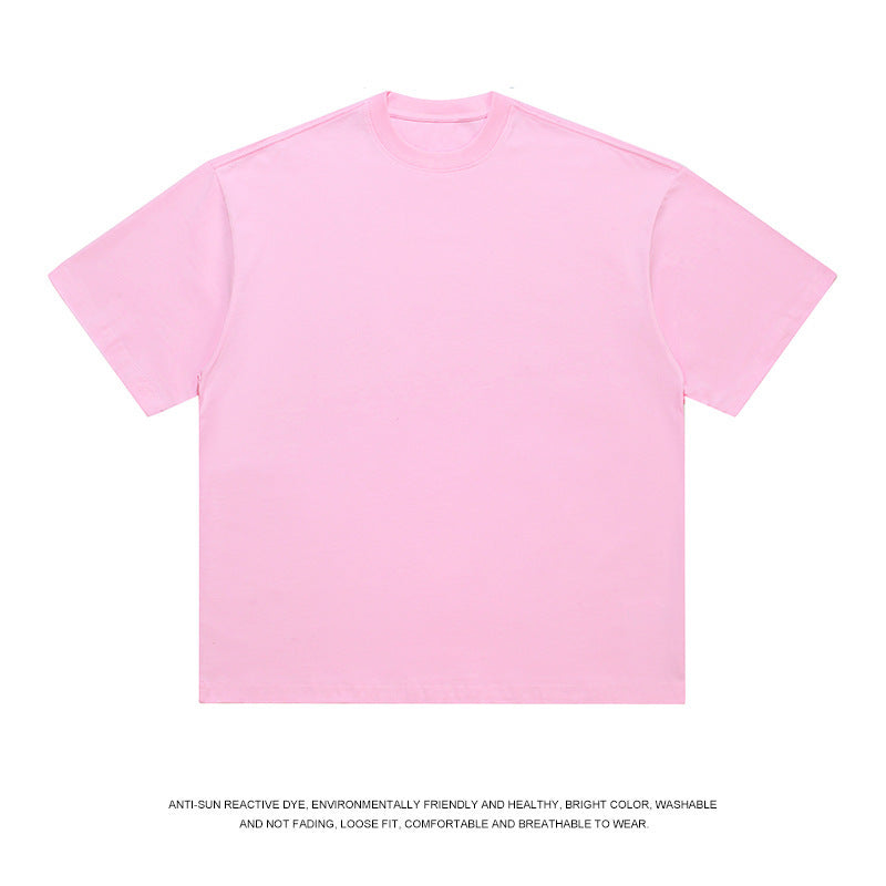 T-shirt Men's Loose Solid Color Bottoming Shirt