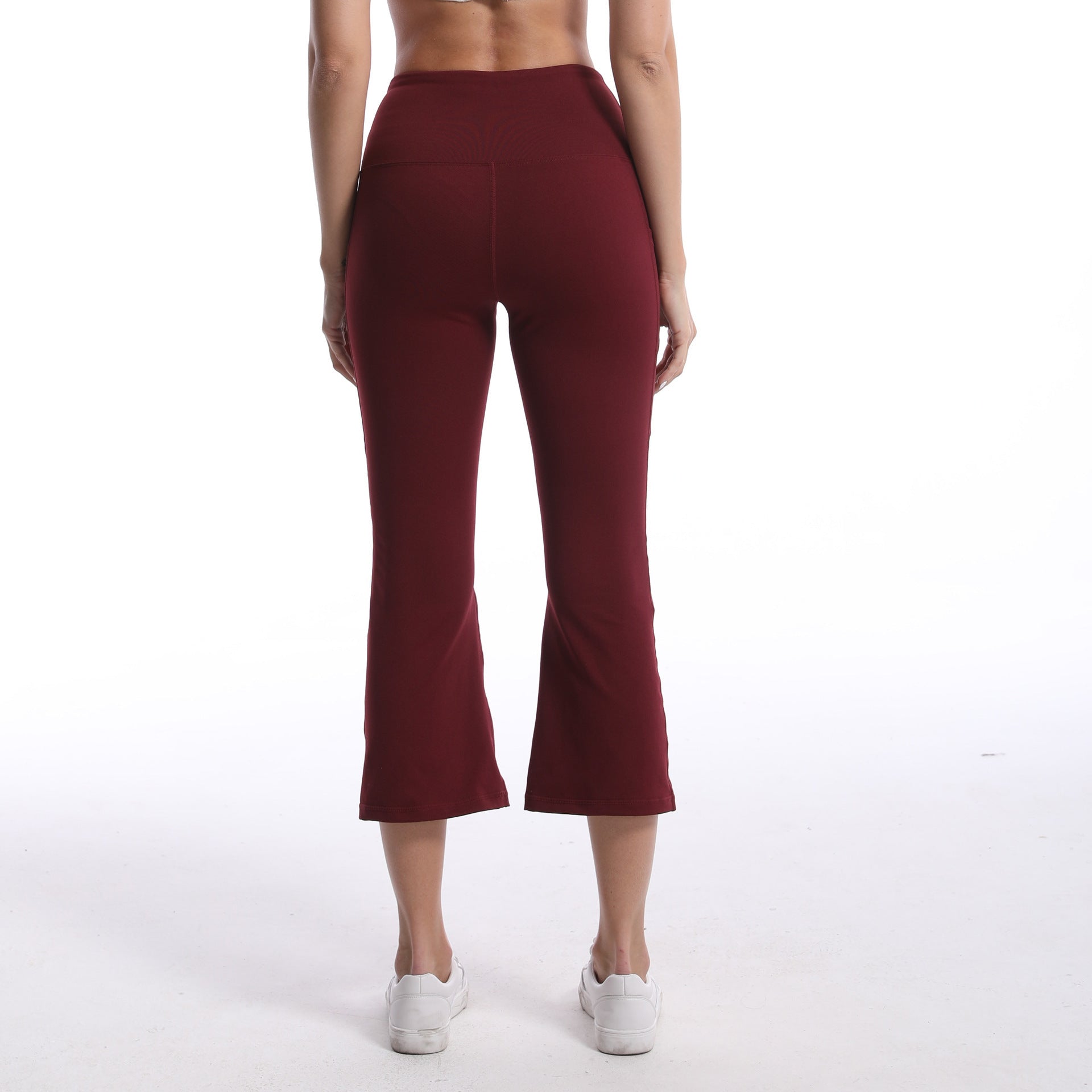 Breathable Sports Pants – Loose Fit Polyester Spandex Cropped Workout Joggers