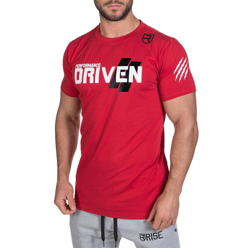 Men's muscle fitness t-shirt