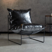 Black leather
