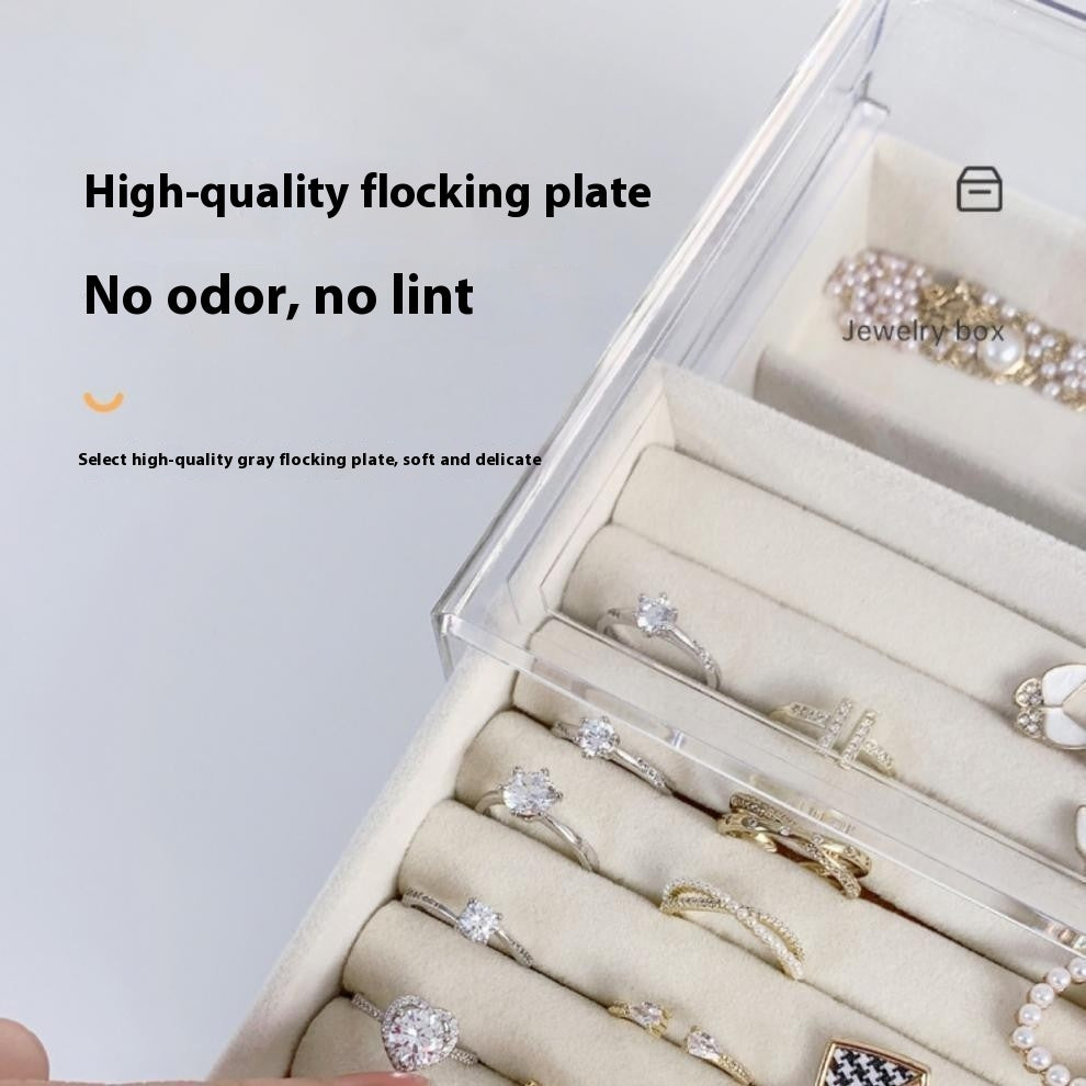 Fashion Large Capacity Multilayer Jewelry Storage Box