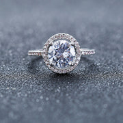 Elegant Wholesale European-Style Zircon Wedding and Engagement Ring by Nvjie Paktong