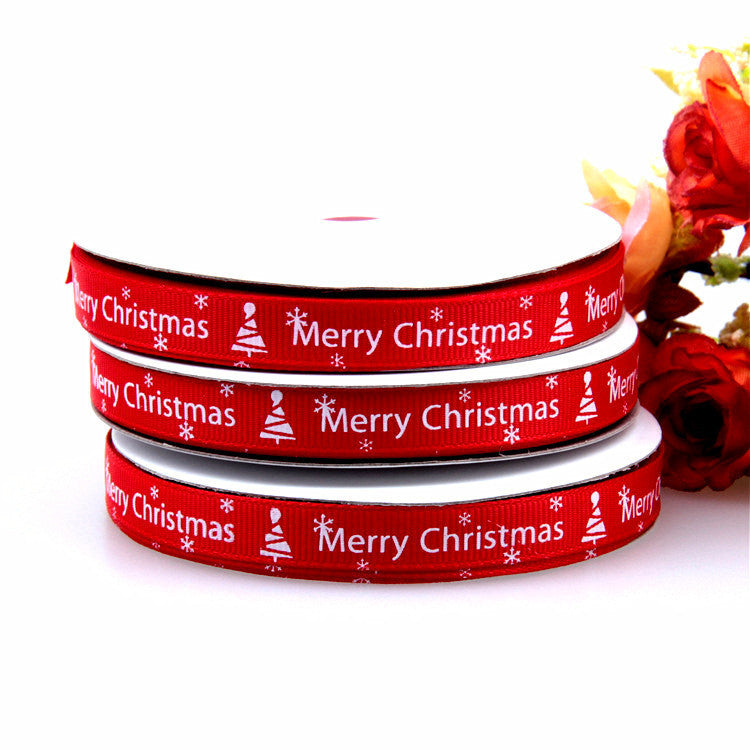 1cm Christmas Threaded Ribbon Sm1cm Christmas Threaded Ribbon Small Roll – Holiday Gift Wrapping and Craft Ribbonll Roll
