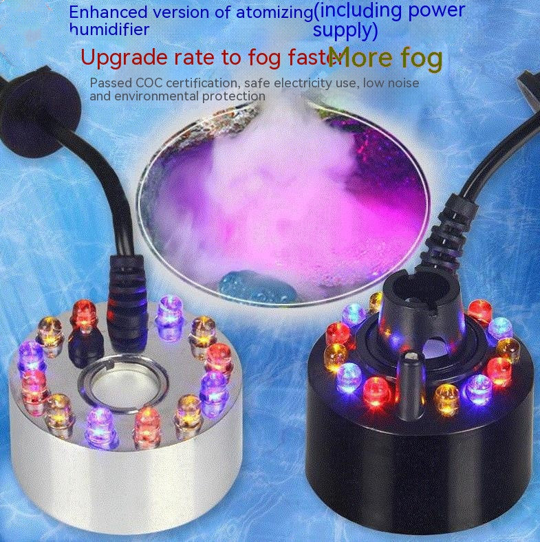 Colorful Monochrome Ultrasonic Fish Tank Atomizer