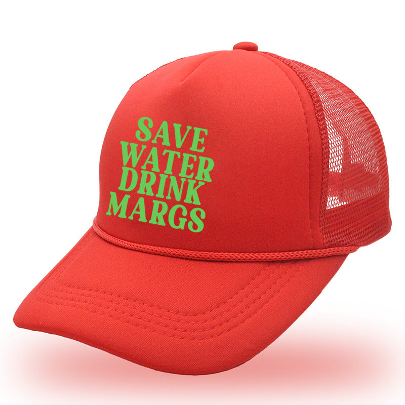 Save Water Ink Margs Printed Baseball Cap