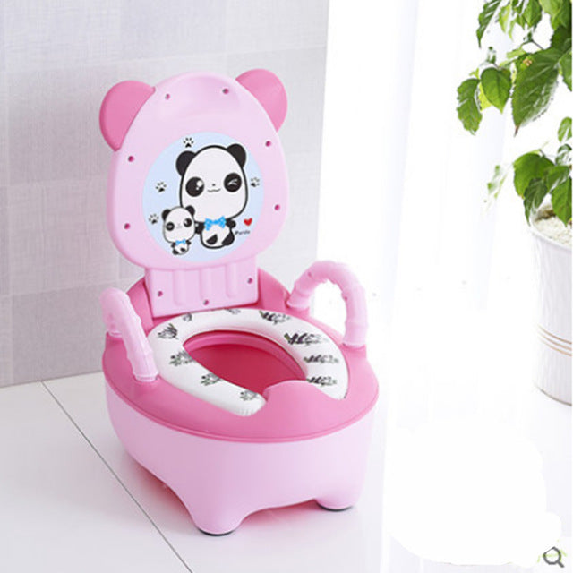 Portable Children’s Potty Toilet Seat with Backrest – Comfortable Baby Basin