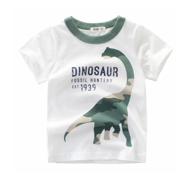 Kids Short Sleeve Korean Cotton Blend Tee Regular Fit