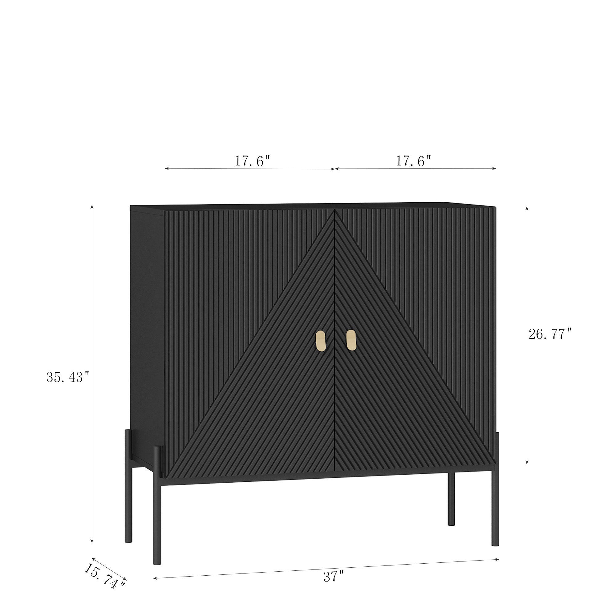 Sideboards Buffets Cabinet – Home Coffee Bar Cabinet with Drawers, 2 Cabinets, and 6-Bottle Wine Rack