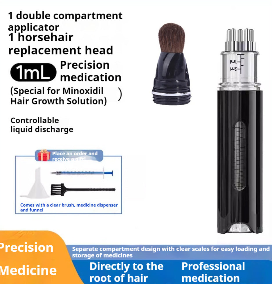 Multi-Pin Scalp Applicator – Soothing Hair Care Tool with Liquid Visual Design