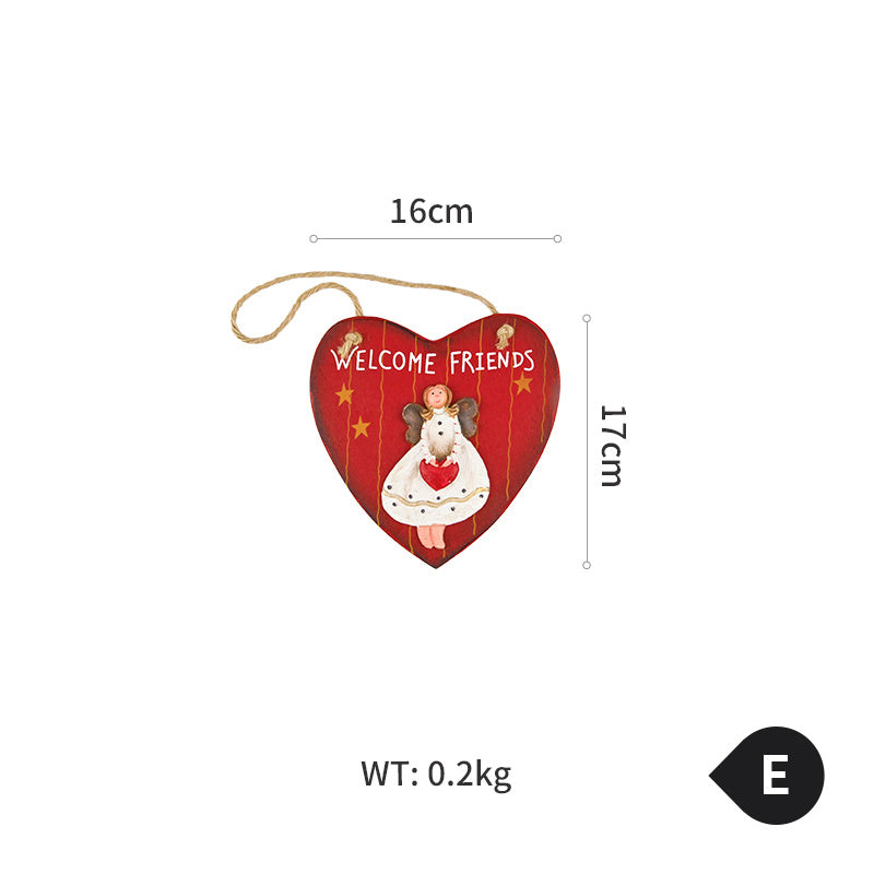 Wall Decoration Christmas Wooden Ornaments