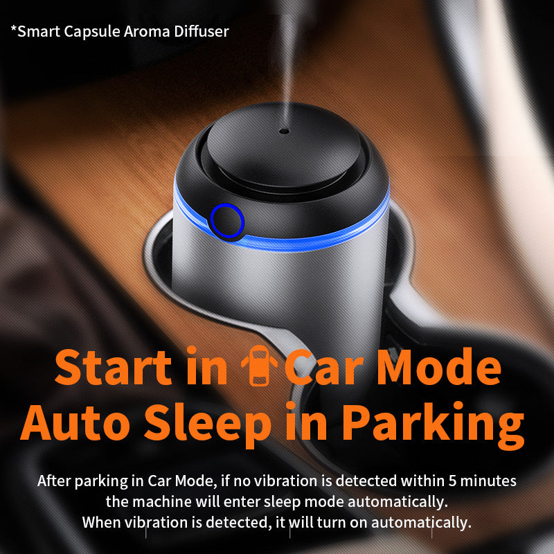 Car Aroma Diffuser USB Rechargeable Oil Sprayer with 2000mAh Battery