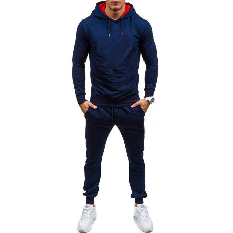 Fashion Trend Versatile Hooded Thin Sweater Set