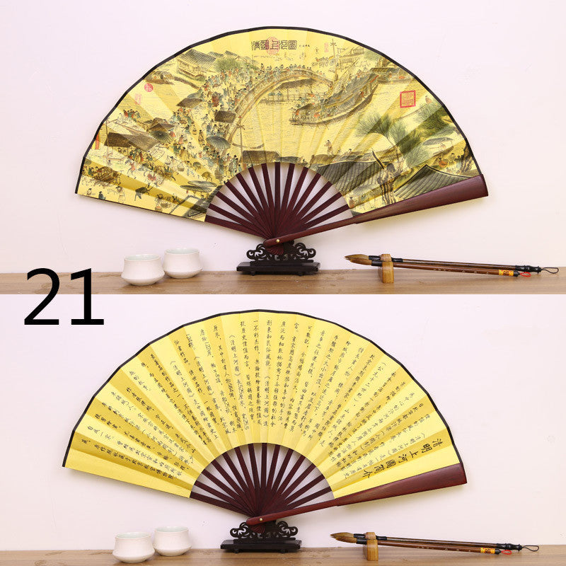 Bamboo craft fan
