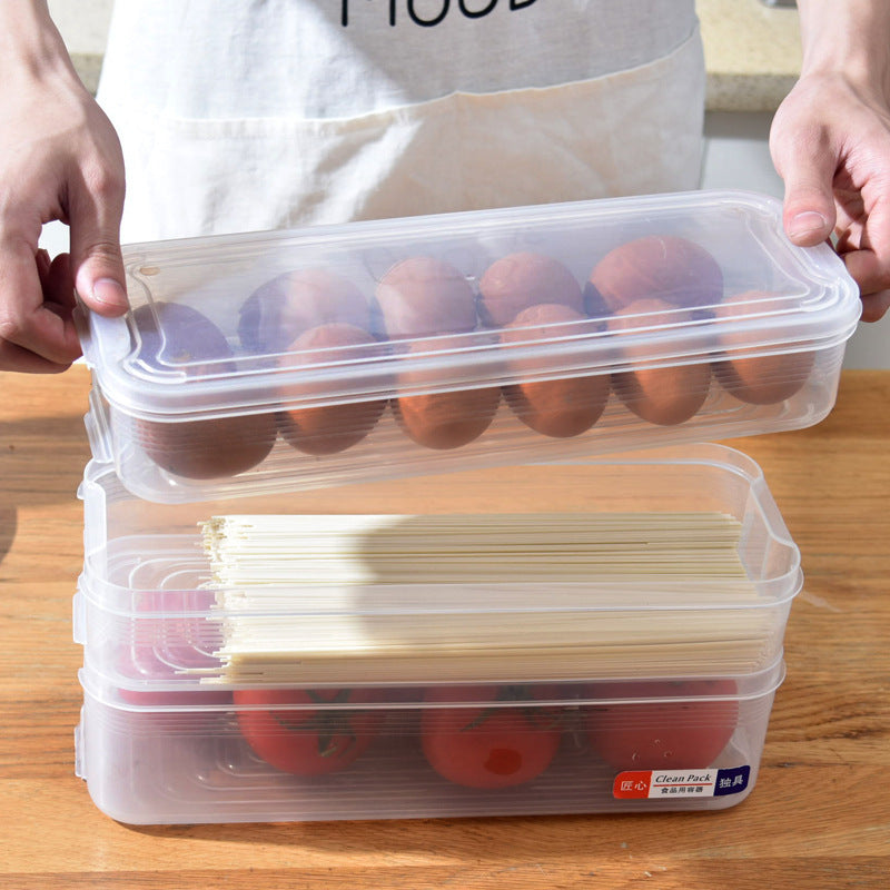 Stackable Food Storage Container with Lid – Microwave Safe