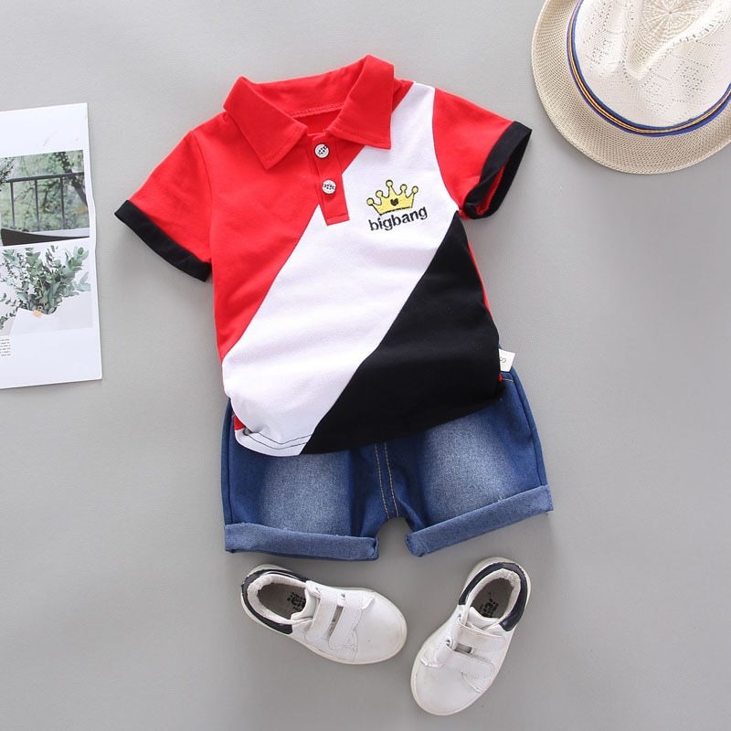 Two-Piece Short-Sleeve T-Shirt Set