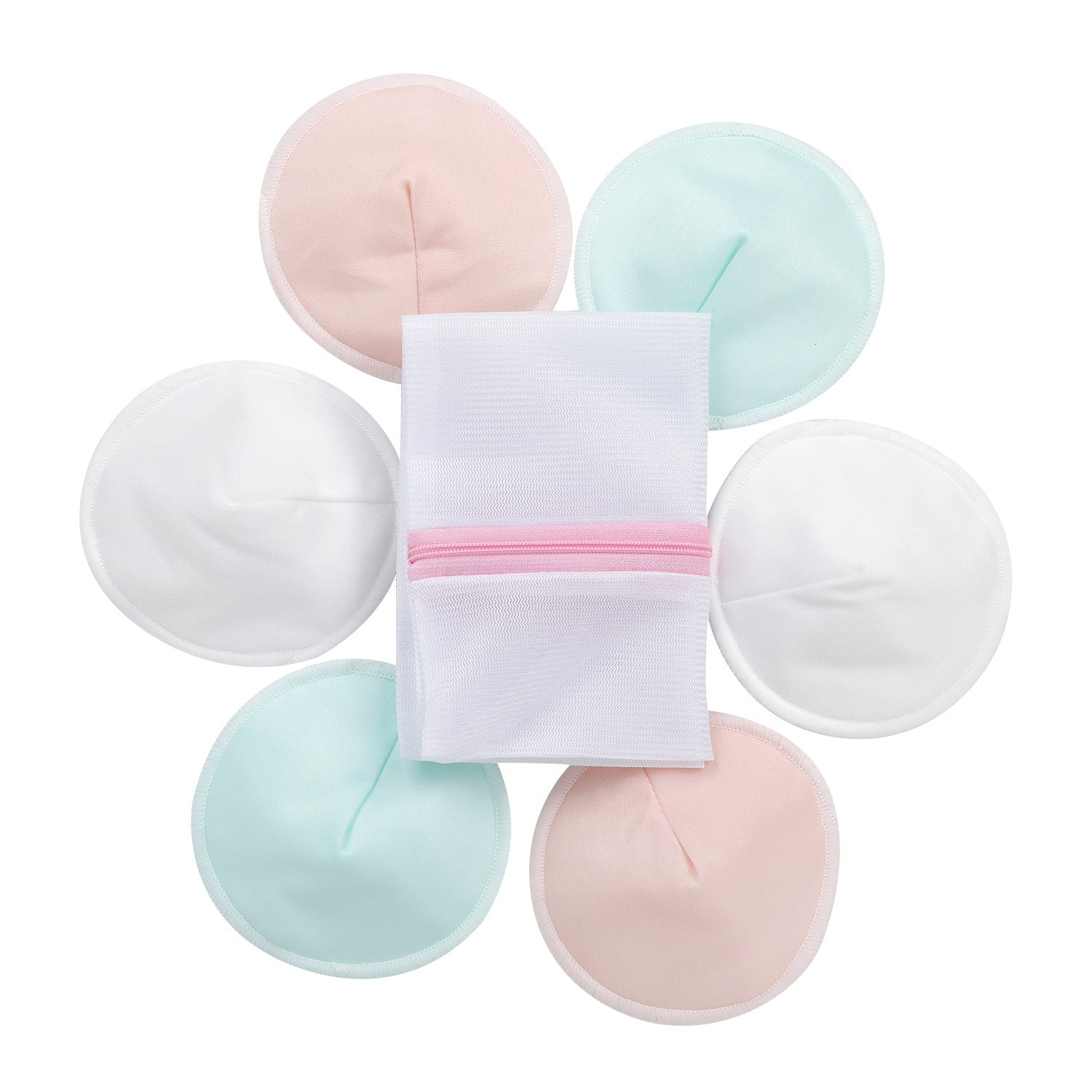 Organic Bamboo Nursing Breast Pads – Washable Breastfeeding Nipple Pads for Maternity