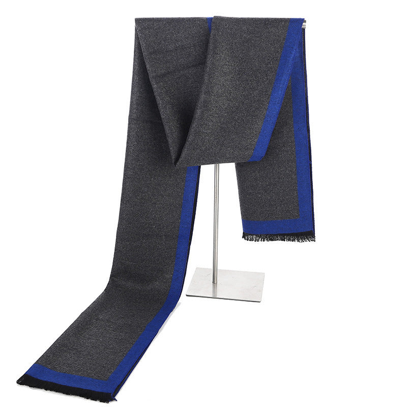 Men’s Winter Scarf – Warm Polyester Cotton in Multiple Colors