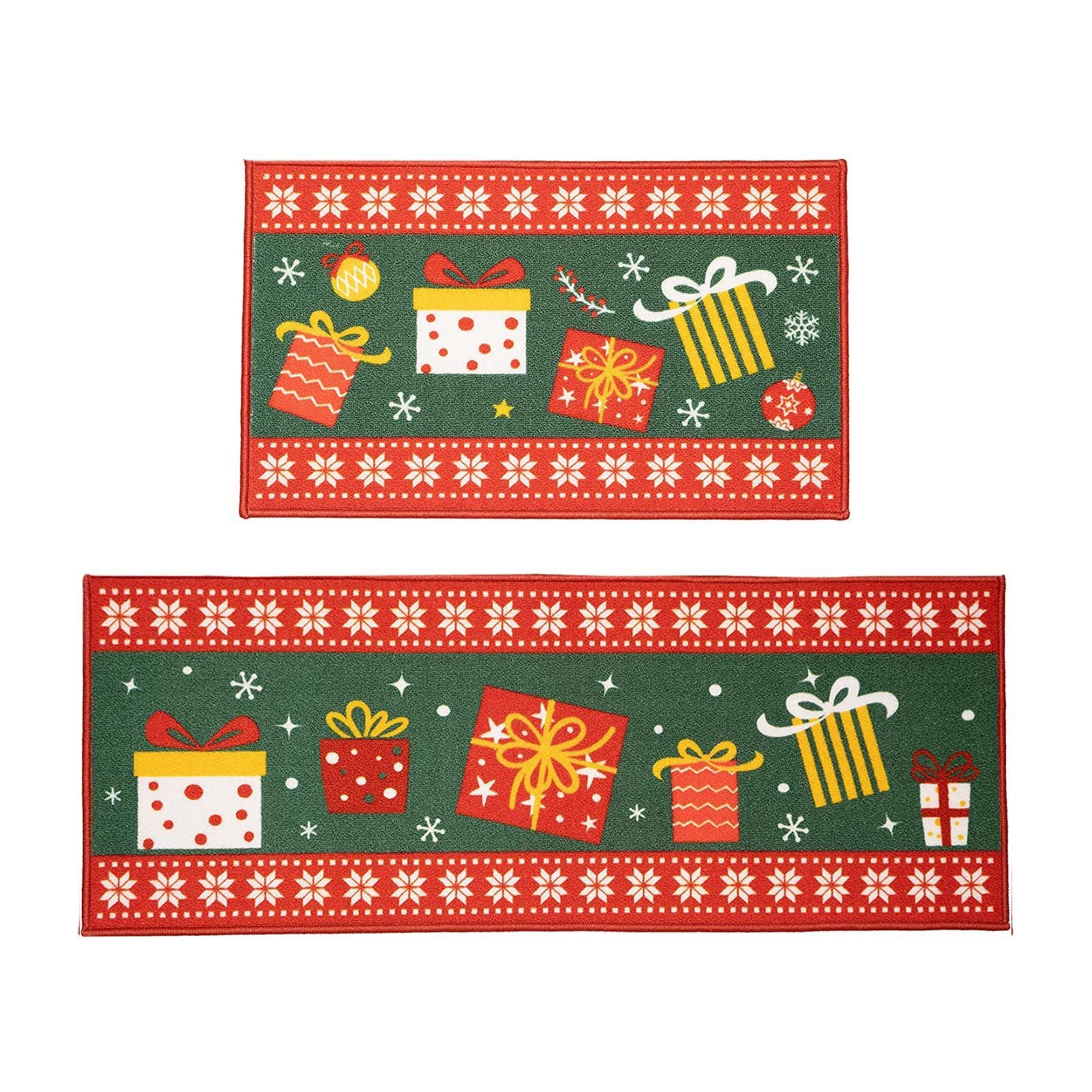 Christmas Winter Antislip Stain-resistant Entrance Absorbent Floor Mat