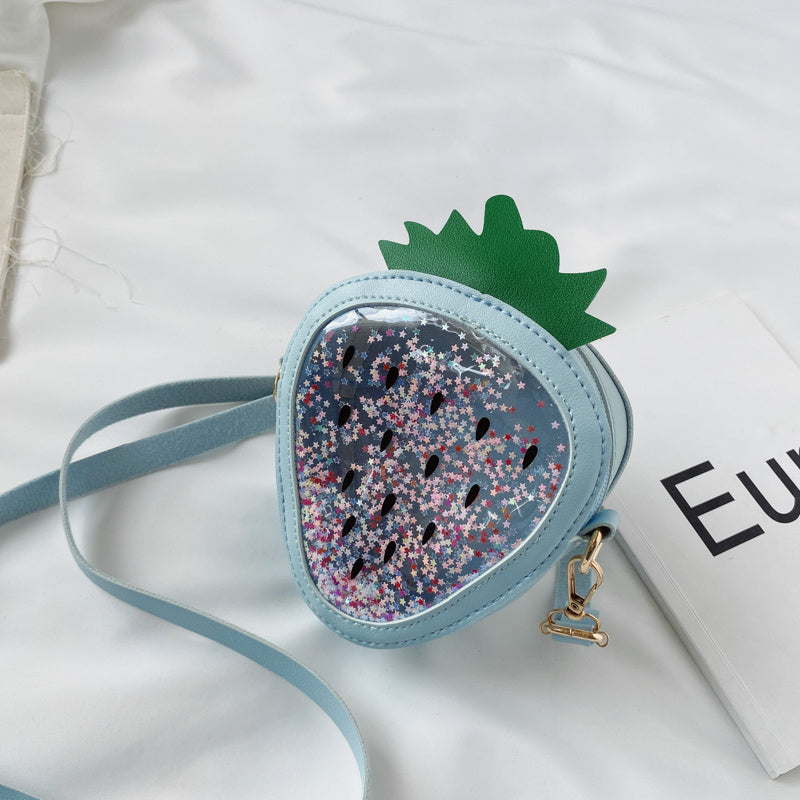 Summer Children’s One-Shoulder Jelly Bag – Pineapple & Strawberry Design