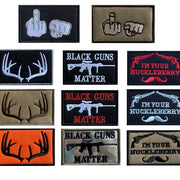 Embroidery Badge Embroidered Cloth Stickers – Velcro Letters for Clothing and Accessories