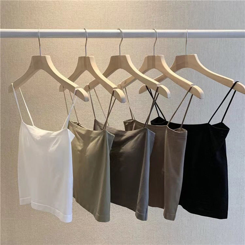 Women's Slim Fit Nylon Long Tube Top Free Size Solid Color