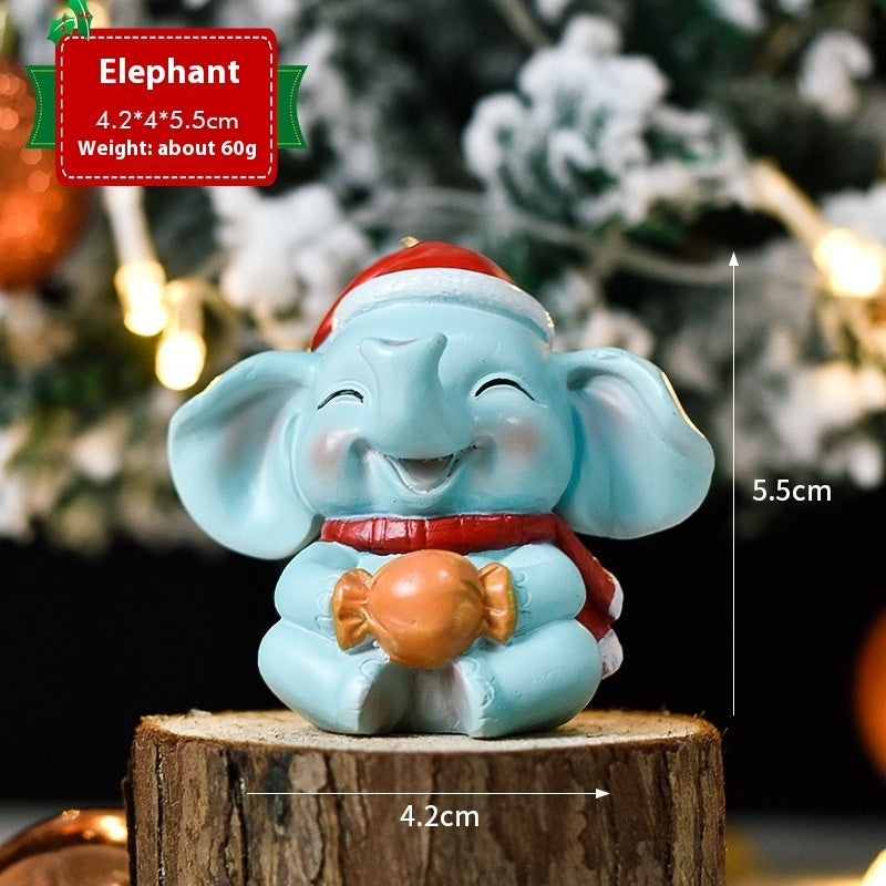 Creative Christmas Mini Animal Ornaments