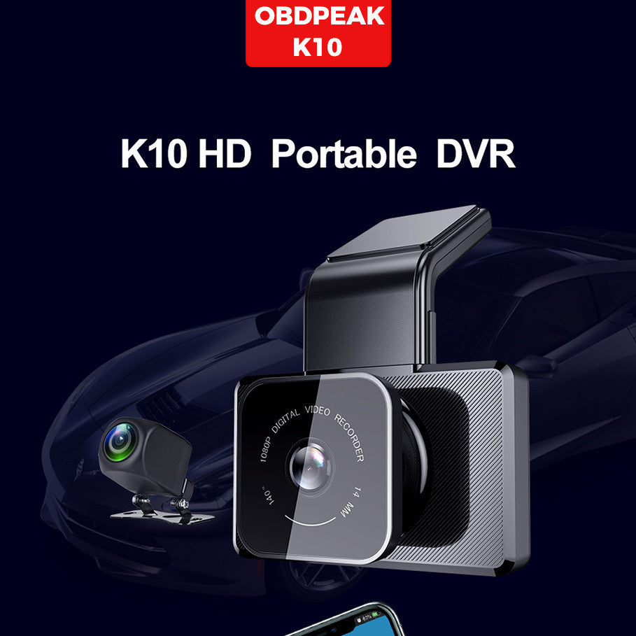 No Light Night Vision Dash Cam – Hidden Dual Lens Car Recorder