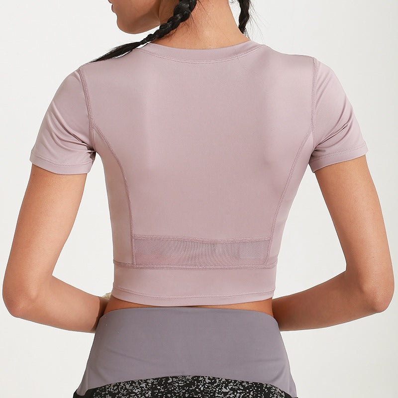 Women's sports short sleeve T-shirt