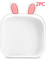 Rabbit ears white 2PC