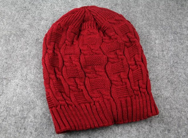 Thickened Loose Pile Wool Cap with Cozy Warmth