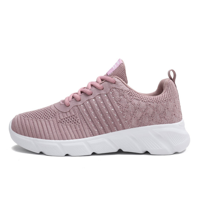 Casual Sports Shoes Flat Light And Breathable Net Shoes