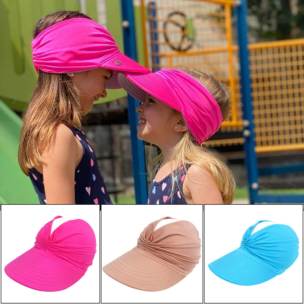 Baby Sunhat Outdoor Beach Sun Protection Breathable Visor Peaked Cap