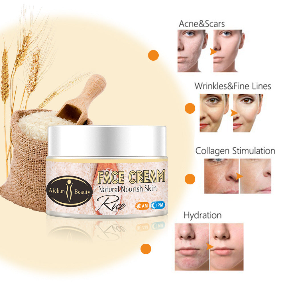 Rice Extract Collagen Cream For Moisturizing Brightening