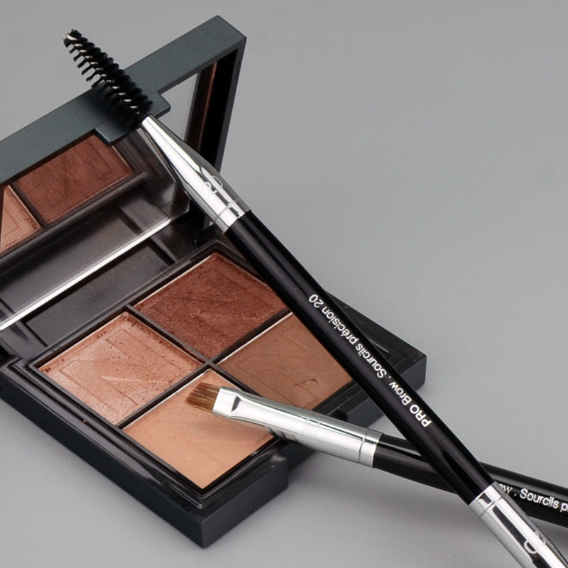 Double-Head Eyebrow Brush – Professional Makeup Tool