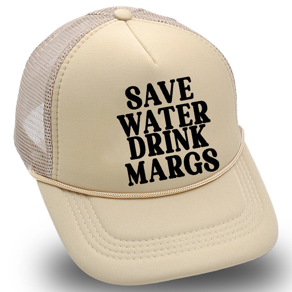 Save Water Ink Margs Printed Baseball Cap
